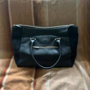 Smythson black pebbles leather purse